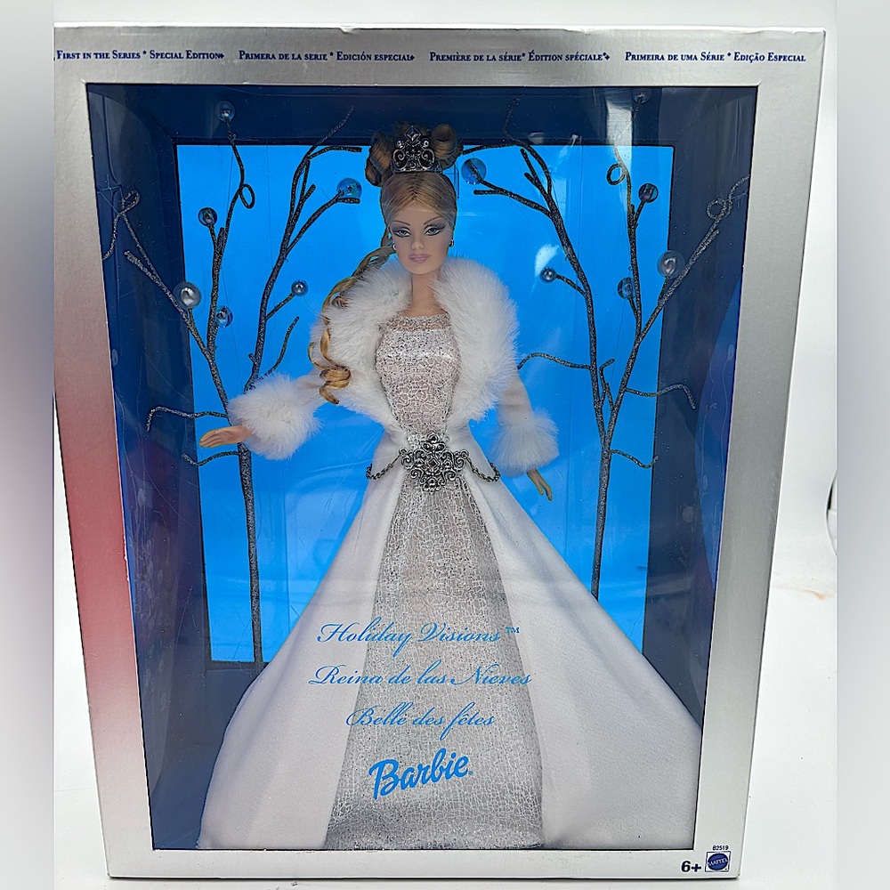 BARBIE 2003 Holiday Visions Winter Fantasy Barbie Doll First in Series